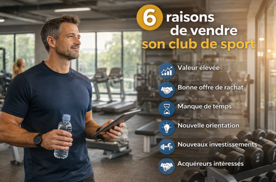 6 raisons de vendre son club de sport.